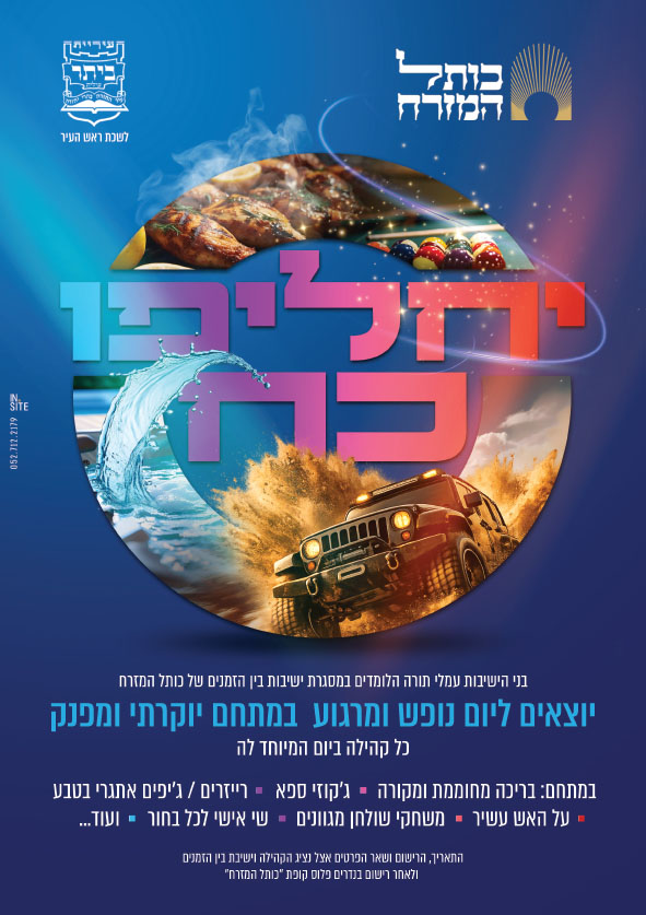 טיול פסח כותל המזרח